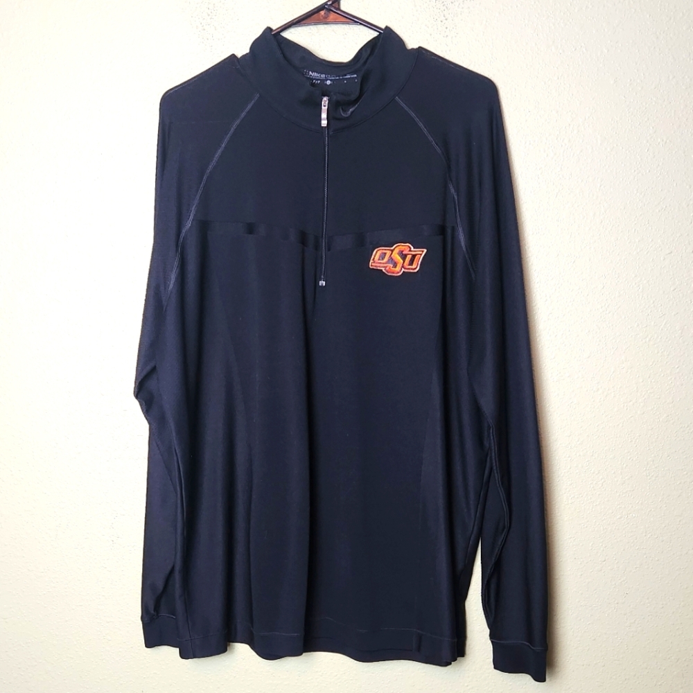 Nike Oklahoma State University DriFit Pullover Mens Size Large